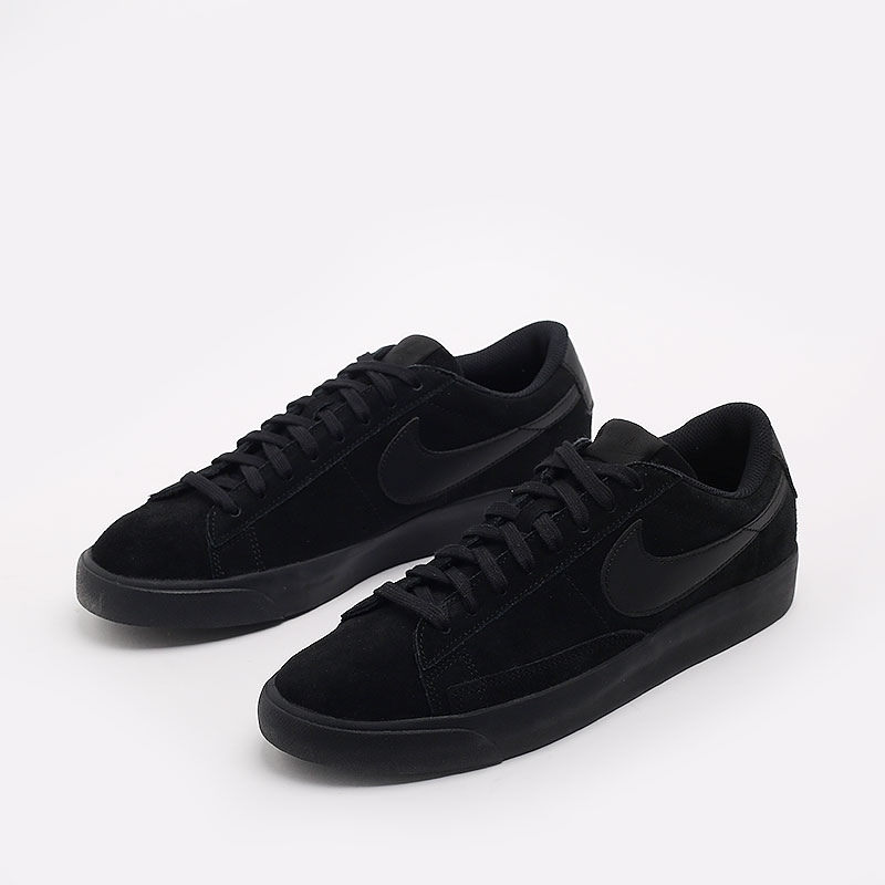 мужские черные кроссовки Nike Blazer Low Le AQ3597-001 - цена, описание, фото 4